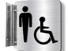 Placuta de toaleta barbati persoana cu handicap